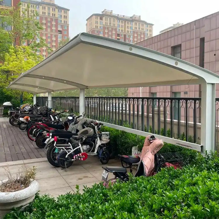 南宁膜结构电动车棚